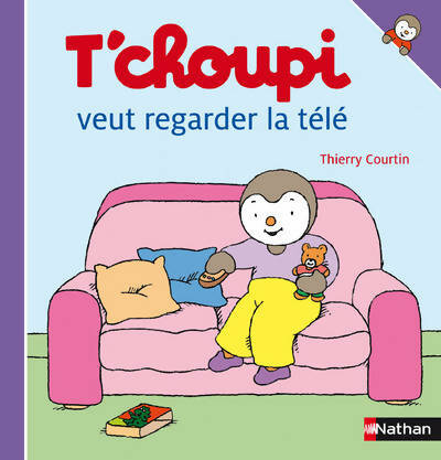 Livrenpoche : T'Choupi veut regarder la télé - Thierry Courtin - Livre