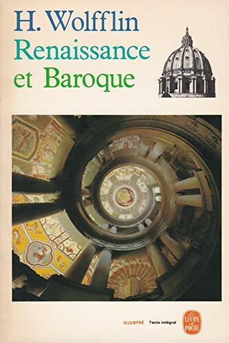 Livrenpoche : Renaissance et Baroque - Heinrich Wolfflin - Livre