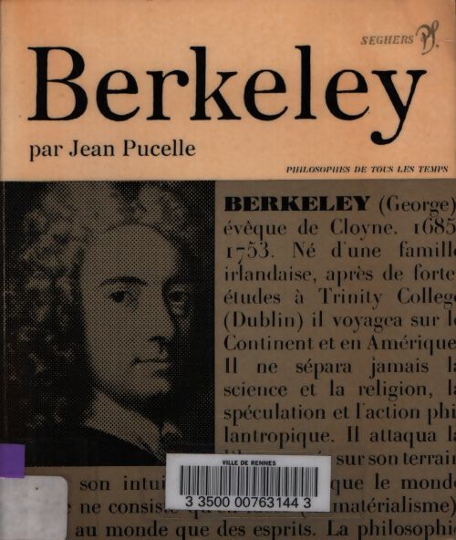 Berkeley - Jean Pucelle - Livre