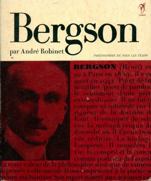 Livrenpoche : Bergson - André Robinet - Livre