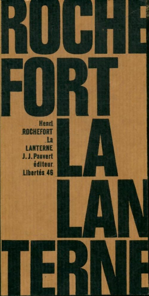 Livrenpoche : La lanterne - Henri Rochefort - Livre