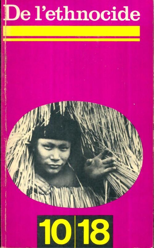 Livrenpoche : De l'ethnocide - Inconnu - Livre