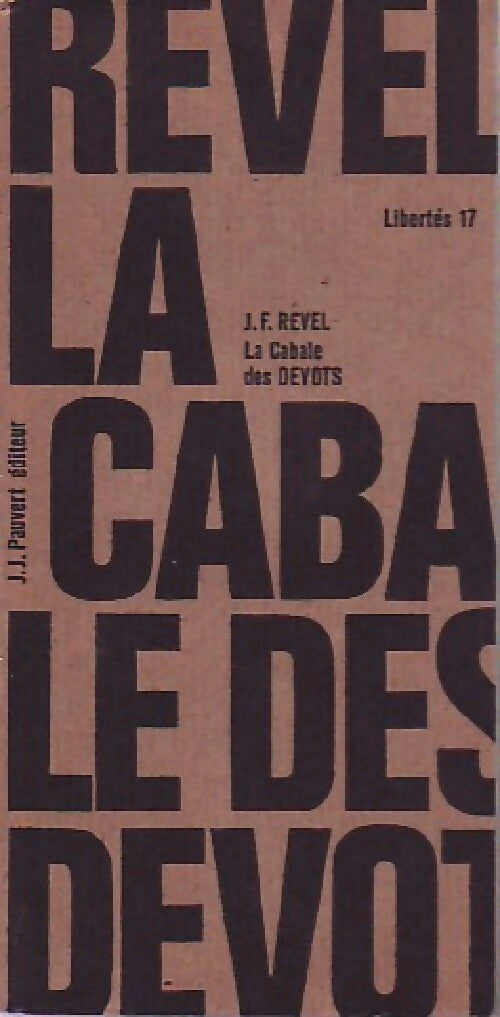 Livrenpoche : La cabale des dévôts - Jean-François Revel - Livre
