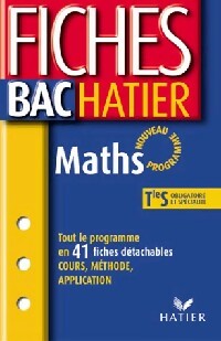 Maths, Terminale S : Les bases - Jean-Dominique Picchiottino -  Fiches Bac - Livre