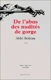 Livrenpoche : De l'abus des nudités de gorge - Abbé Jacques Boileau - Livre