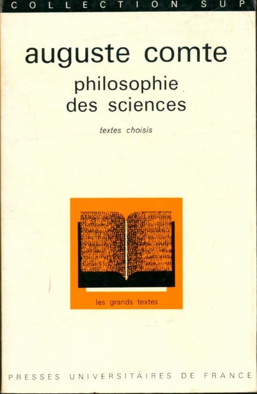 Livrenpoche : Philosophie des sciences - Auguste Comte - Livre