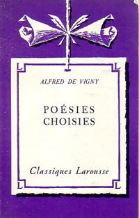 Livrenpoche : Poésies choisies - Alfred De Vigny - Livre