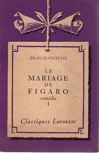 Livrenpoche : Le mariage de Figaro Tome I - Beaumarchais - Livre