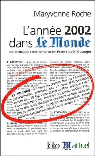 Livrenpoche : L'année 2002 dans le monde - Maryvonne Roche - Livre
