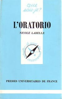 Livrenpoche : L'oratorio - Nicole Labelle - Livre