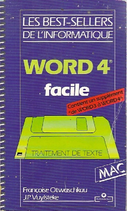 Livrenpoche : Word 4 facile sur Macintosh - J.P. Vuylsteke - Livre