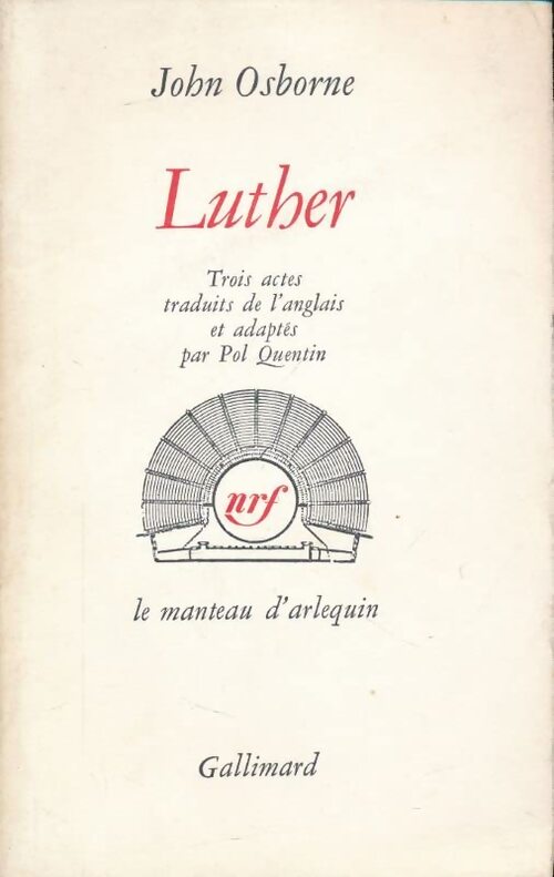Luther - John Osborne - Livre