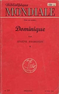 Dominique - Eugène Fromentin -  Bibliothèque Mondiale - Livre