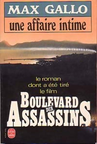 Livrenpoche : Une affaire intime - Max Gallo - Livre