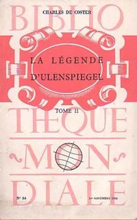 Livrenpoche : La légende d'Ulenspiegel Tome II - Charles De Coster - Livre