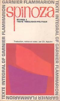 Livrenpoche : Oeuvres Tome II : Traité théologico-politique - Baruch Spinoza - Livre