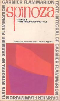Oeuvres Tome II : Traité théologico-politique - Baruch Spinoza -  GF - Livre