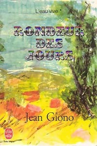 Livrenpoche : Rondeur des jours - Jean Giono - Livre