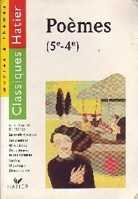 Livrenpoche : Poèmes 5e-4e - Collectif - Livre