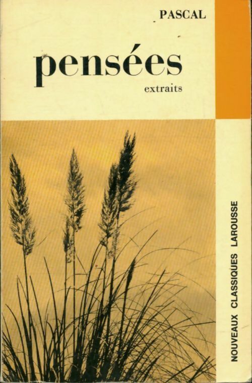 Livrenpoche : Pensées (extraits) - Blaise Pascal - Livre