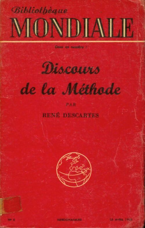 Livrenpoche : Discours de la méthode - René Descartes - Livre