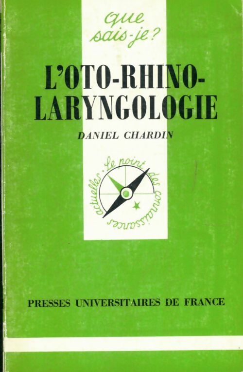 Livrenpoche : L'oto-rhino-laryngologie - D. Chardin - Livre