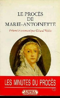 Livrenpoche : Le procès de Marie-Antoinette - Jules Michelet - Livre