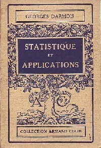 Livrenpoche : Statistiques et applications - G. Darmois - Livre