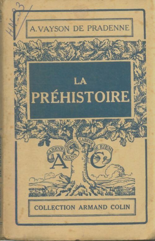 Livrenpoche : La préhistoire - A. Vayson de Pradenne - Livre