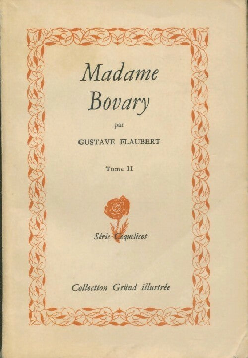 Livrenpoche : Madame Bovary Tome II - Gustave Flaubert - Livre
