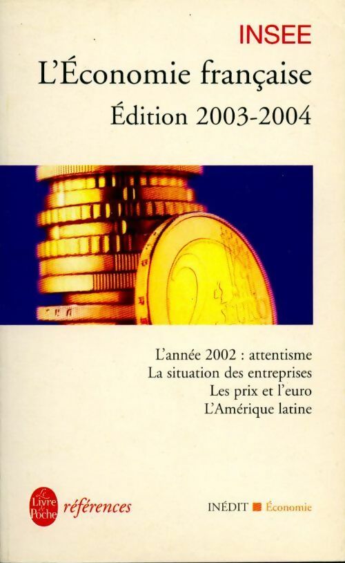 Livrenpoche : L'économie française 2003-2004 - INSEE - Livre