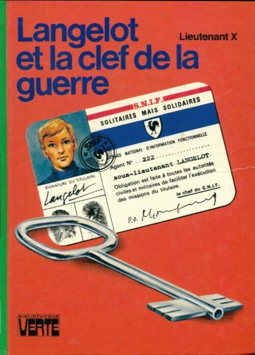Livrenpoche : Langelot et la clef de la guerre - Lieutenant X - Livre