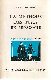 Livrenpoche : La méthode des tests en pédagogie - Anna Bonboir - Livre