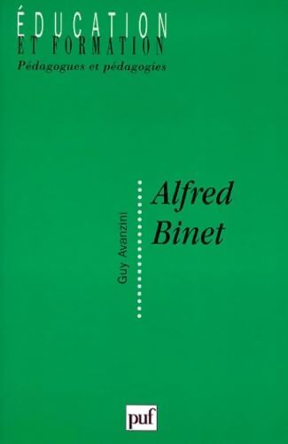 Alfred Binet - Guy Avanzini - Livre
