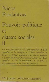 Livrenpoche : Pouvoir politique et classes sociales Tome II - Nicos Poulantzas - Livre