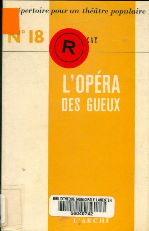 Livrenpoche : L'opéra des gueux - Gay - Livre
