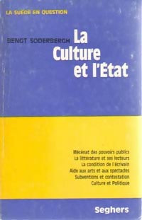 La culture et l'état - Bengt Söderbergh -  La Suède en question - Livre