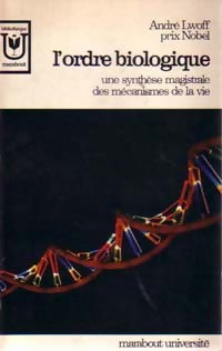 L'ordre biologique - André Lwoff - Livre