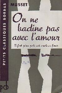 Livrenpoche : On ne badine pas avec l'amour - Alfred De Musset - Livre