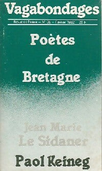 Livrenpoche : Poètes de Bretagne - Jean-Marie Le Sidaner, Paol Keineg - Livre