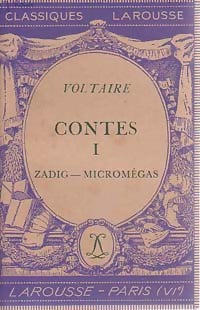 Livrenpoche : Contes Tome I : Zadig / Micromégas - Voltaire - Livre