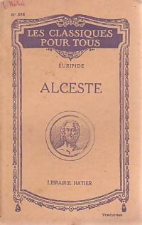 Livrenpoche : Alceste - Euripide - Livre