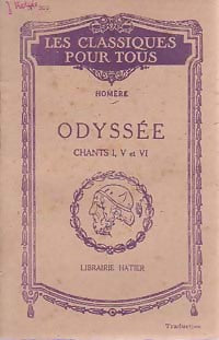 Livrenpoche : L'odyssée (chants I, V et VI) - Homère - Livre