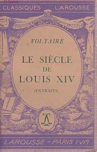 Livrenpoche : Le siècle de Louis XIV (extraits) - Voltaire - Livre