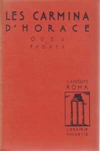 Livrenpoche : Les carmina d'Horace - A. Debidour - Livre
