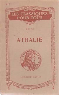 Athalie - Racine -  Les classiques pour tous - Livre
