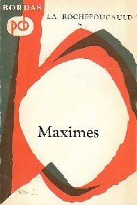 Maximes - François De la Rochefoucauld - Livre