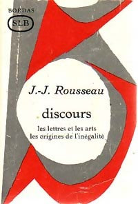 Discours - Jean-Jacques Rousseau -  Classiques Bordas - Livre