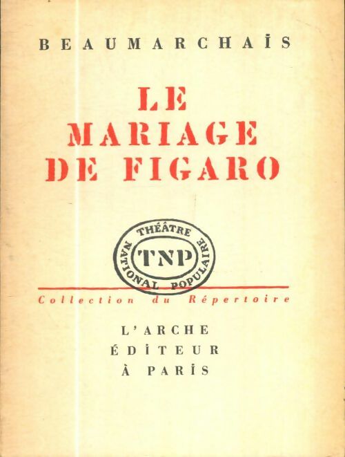 Livrenpoche : Le mariage de Figaro - Beaumarchais, Pierre-Augustin Beaumarchais - Livre