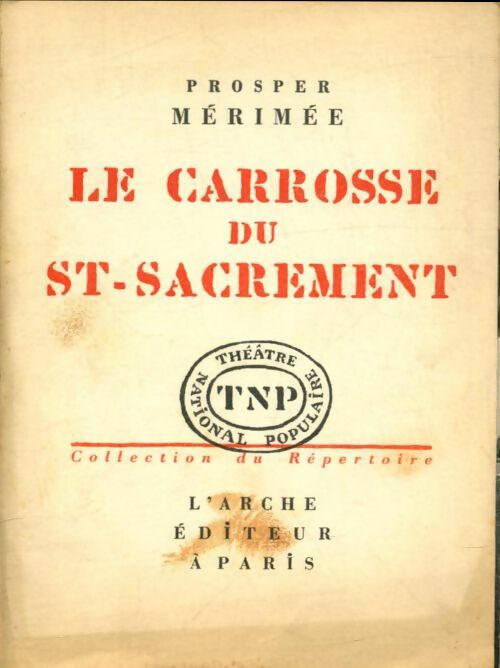 Livrenpoche : Le carrosse du Saint-Sacrement - Prosper Mérimée - Livre